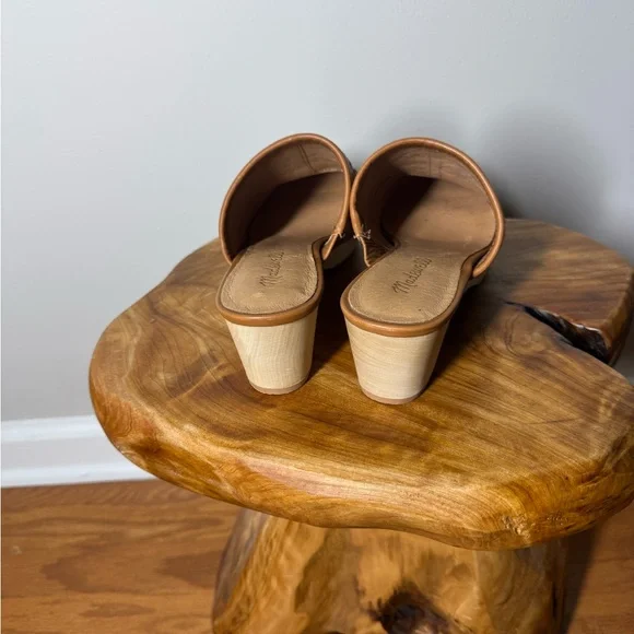 Madewell Tan Woven Mules - Picture 5 of 8